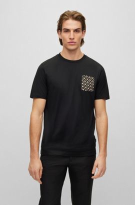 Hugo Boss Mens Teep 1 Seasonal Pattern T-Shirt 