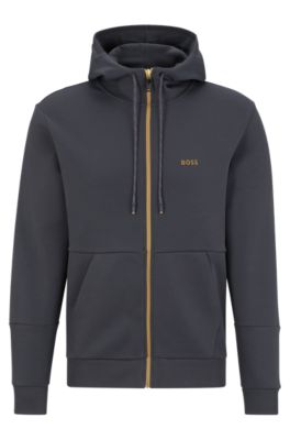 Hugo boss zip clearance hoodie