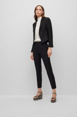 BOSS - Slim-fit jacket in stretch fabric