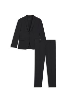 BOSS - スリムフィット ツーピーススーツ ストレッチバージン