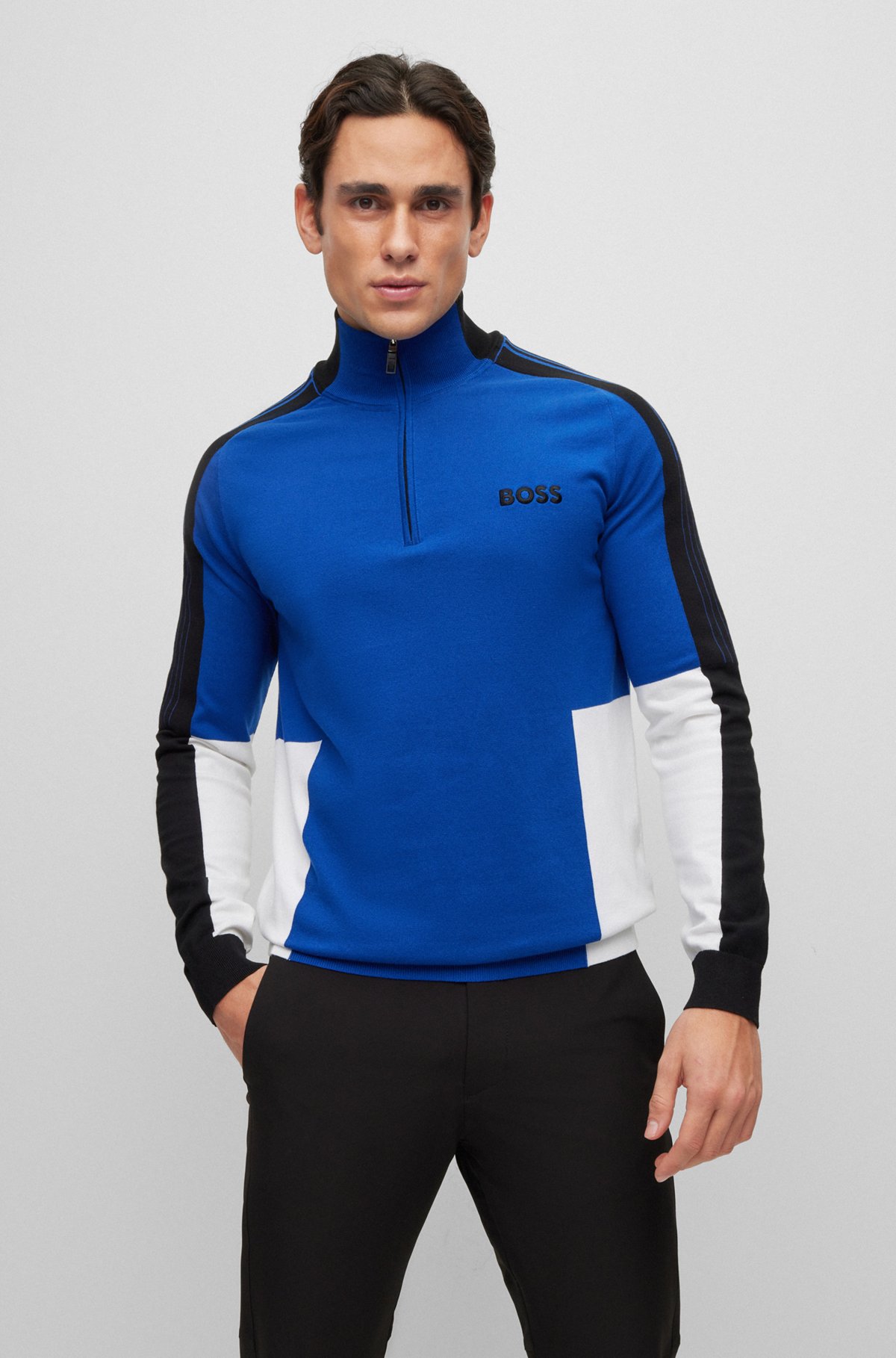 Hugo Boss Ever X Golf 1/4 Zip - Dark Blue Hugo Boss Ever X Golf 1/4 Zip - Dark Blue