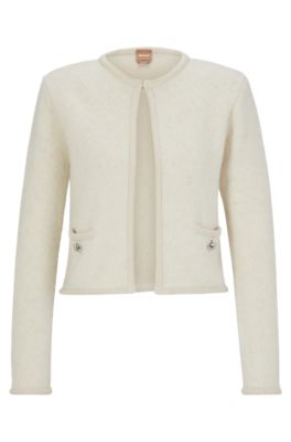 Open front cardigan outlet with pockets