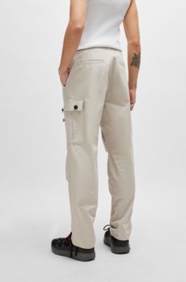 HUGO - レギュラーフィット カーゴパンツ コットンリップストップ