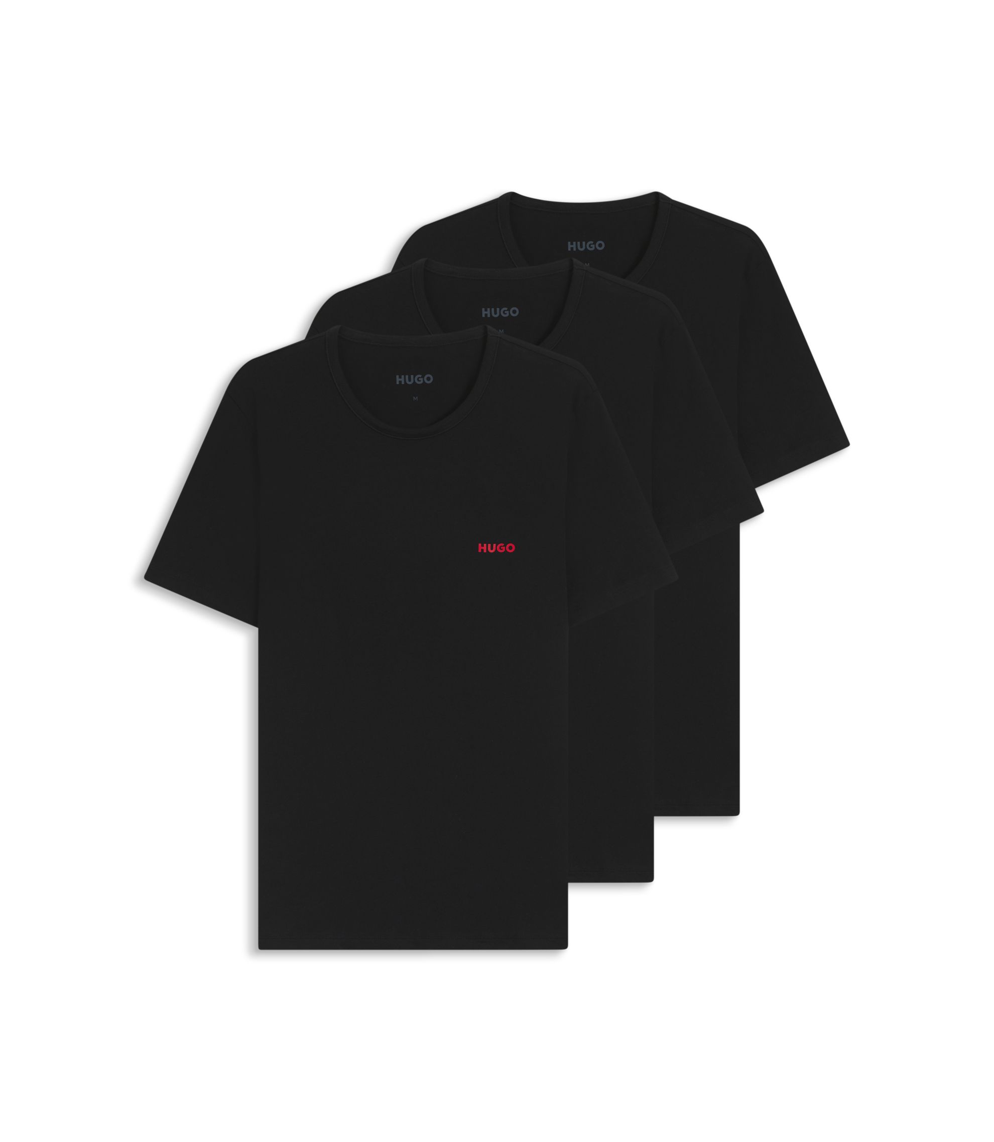 Dreierpack T-Shirts aus Baumwolle