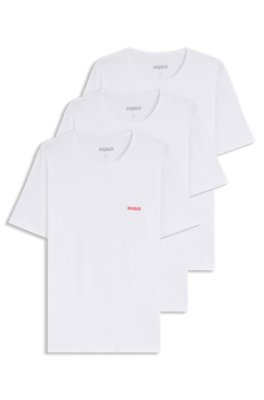Three-pack of underwear T-shirts in cotton