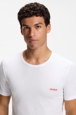 Three-pack of underwear T-shirts in cotton, White