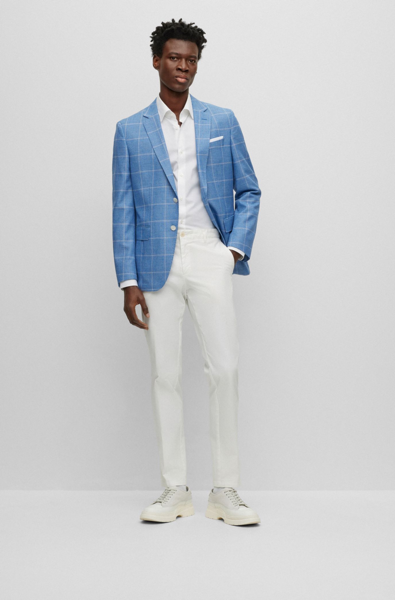 Hugo boss light store blue blazer