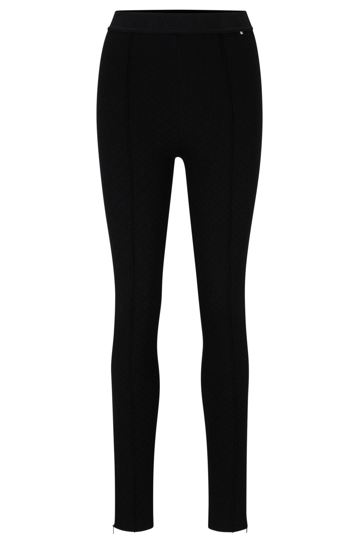Balenciaga Stretch Stirrup Leggings in Black