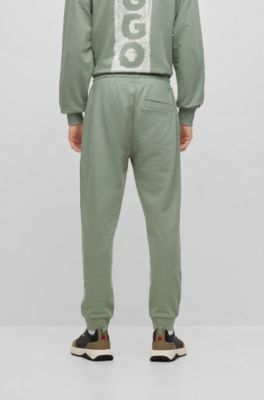 Hugo Cotton Green Hugo Boss Tracksuit Boss Green Joggers Sale