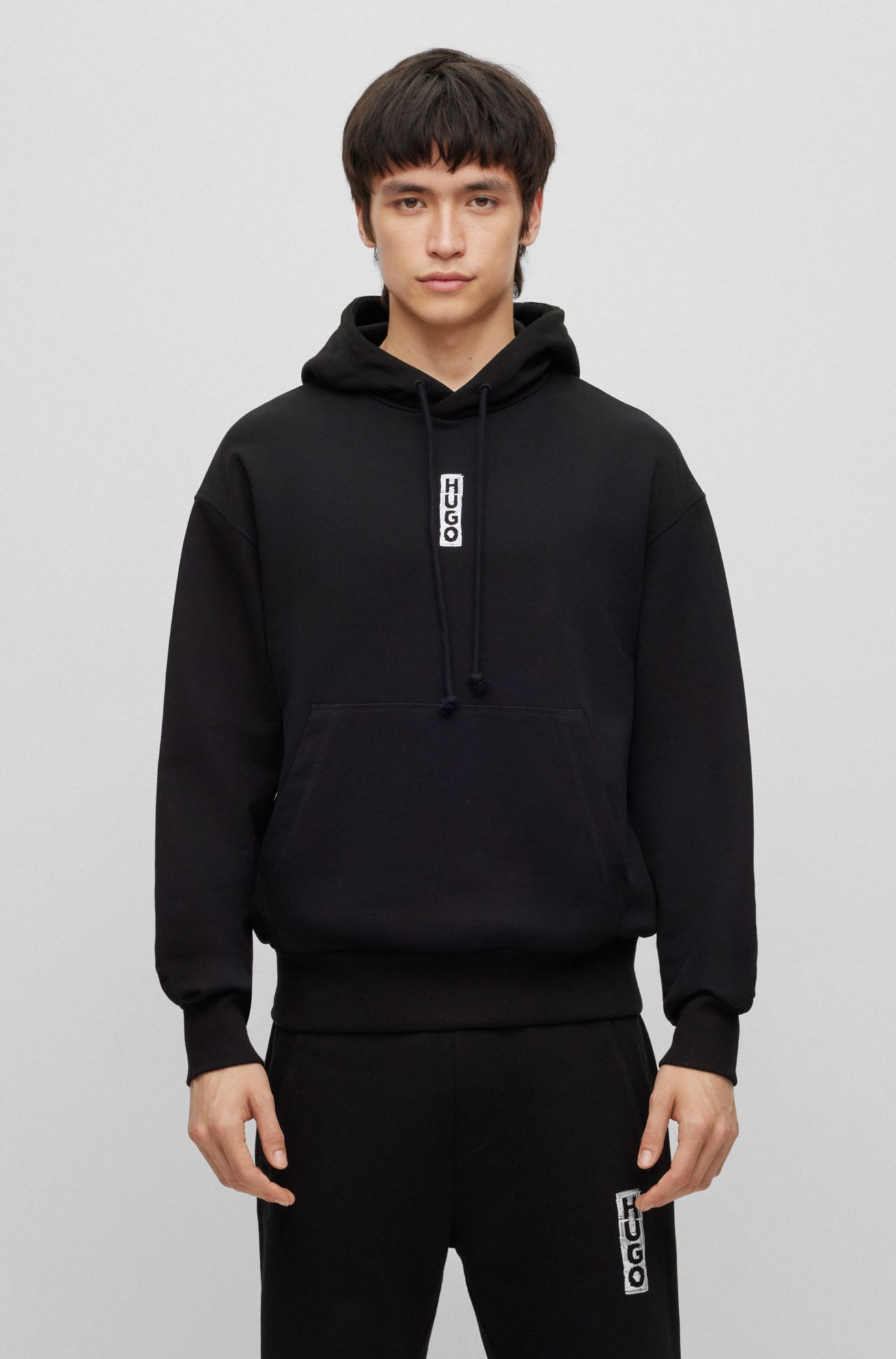 Homme Hugo Sweat Capuche Devertree 50458329 Noir | Sweats - Pulls ·  Bflyevents