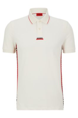 White prada clearance polo shirt