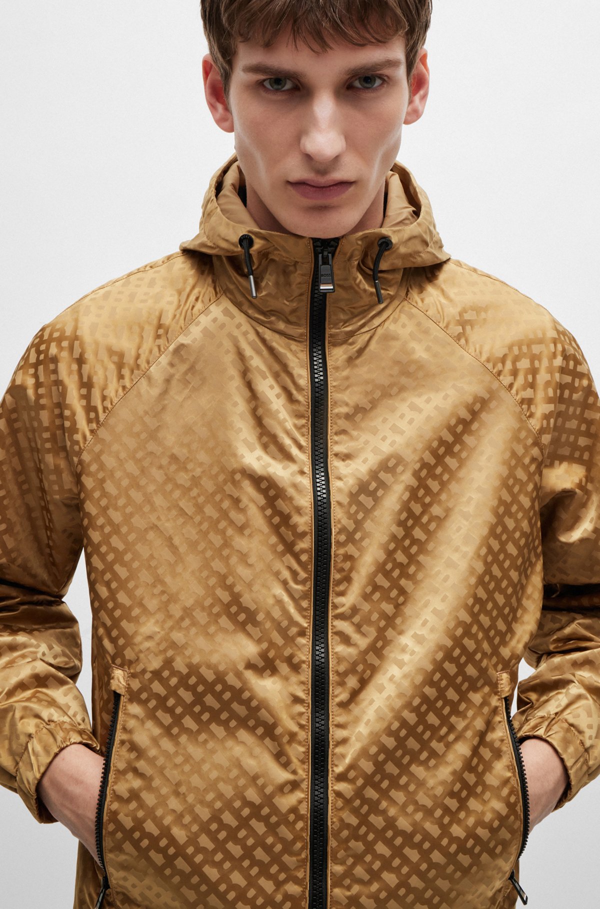 Monogram Quilted Hooded Blouson