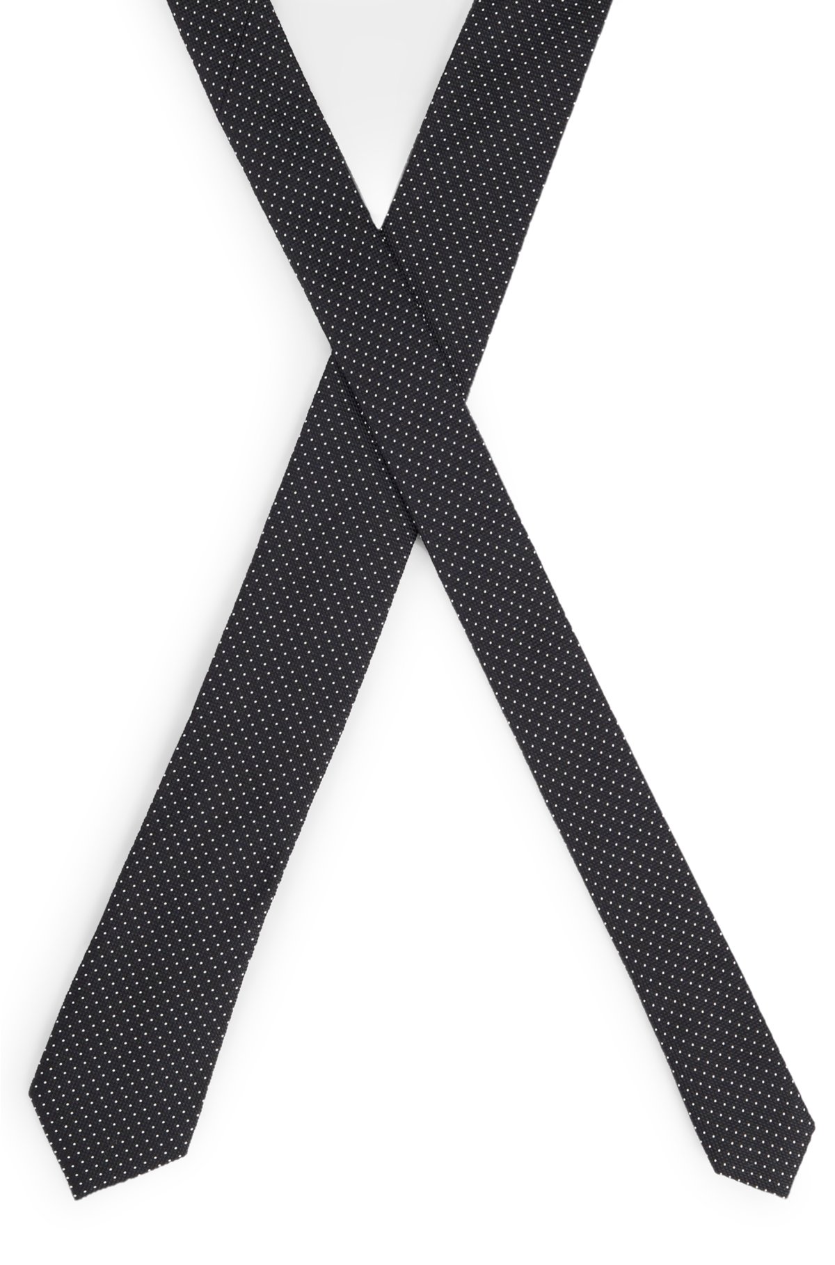 Jacquard-Muster HUGO aus Krawatte Seide mit - reiner