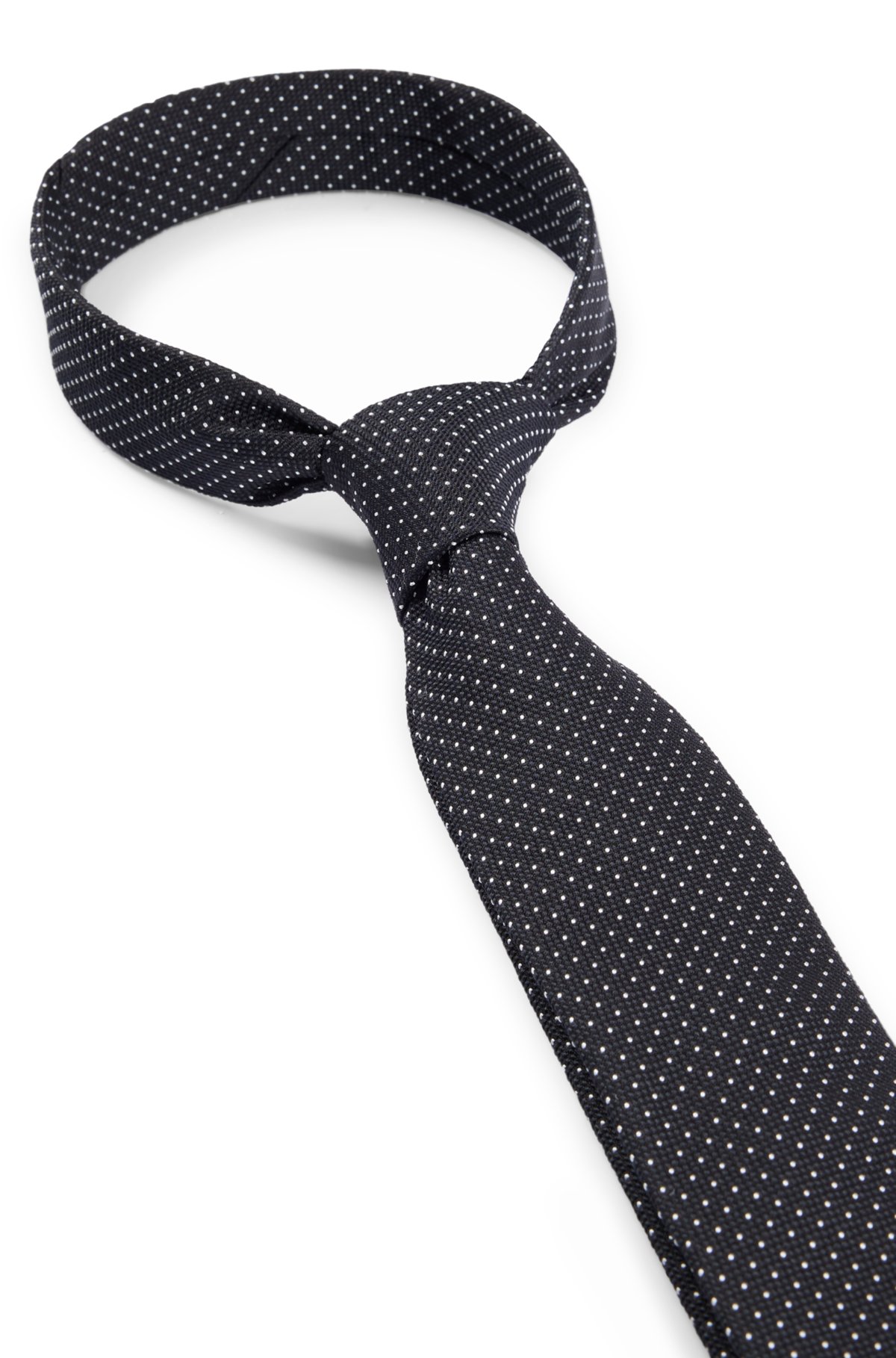 HUGO - Jacquard-Muster reiner mit Krawatte Seide aus