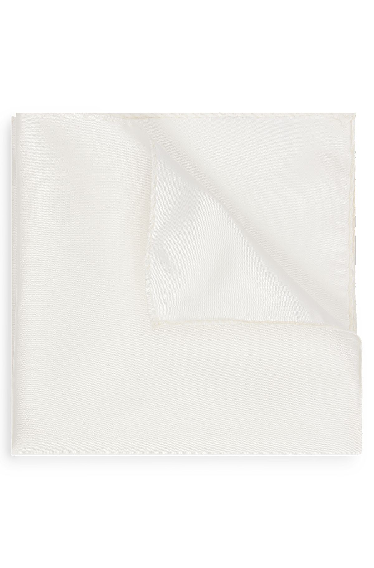 Платок-паше из шелкового жаккарда итальянского производства, Белый