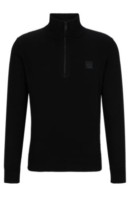 Hugo boss zip clearance jumper