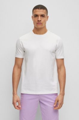boss plain white t shirt