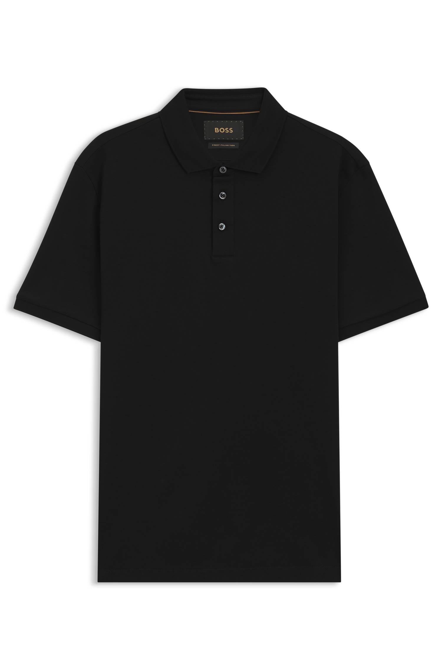 Boss Mercerised-cotton polo shirt pikéer herr – bild 4