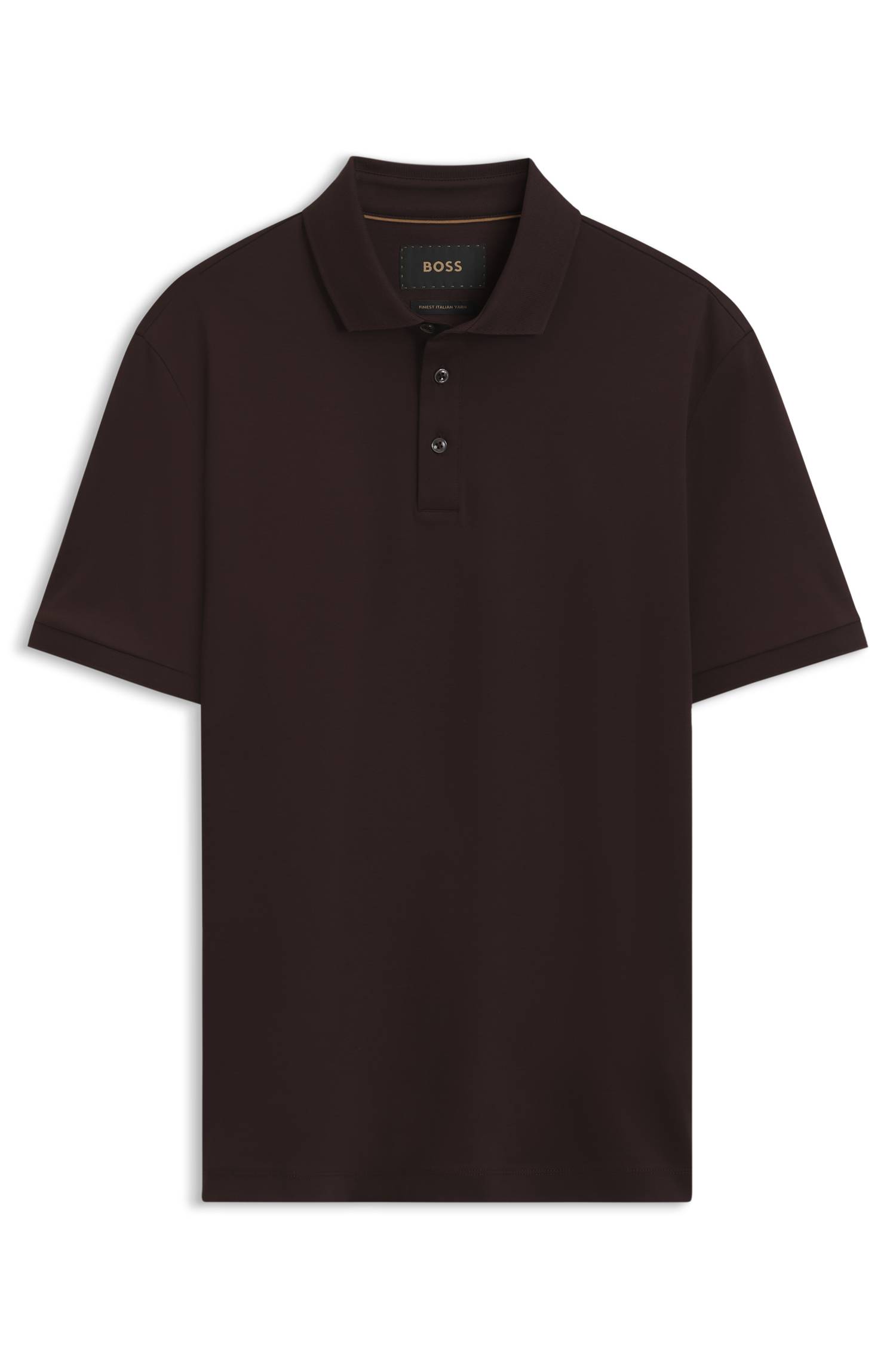 Boss Mercerised-cotton polo shirt pikéer herr – bild 4