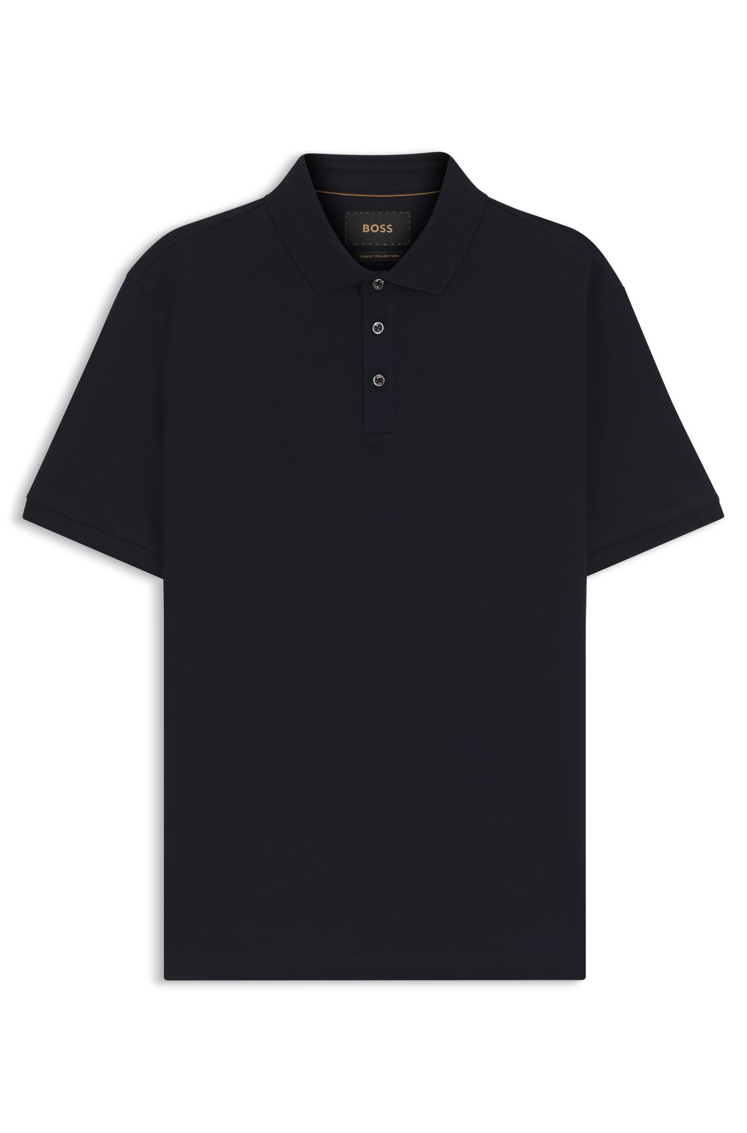 Boss Mercerised-cotton polo shirt pikéer herr – bild 4