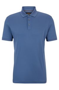 BOSS - Regular-fit polo shirt in mercerised Italian cotton
