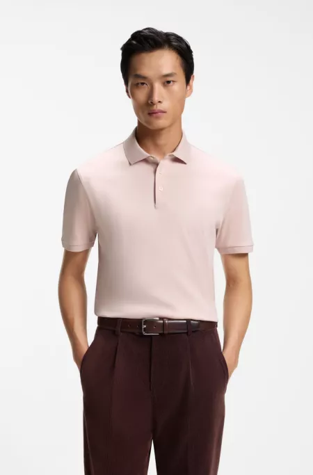 Polo en coton mercerisé