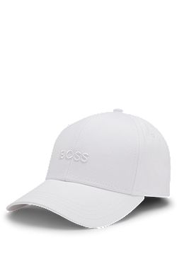 Cotton-twill cap with embroidered logo