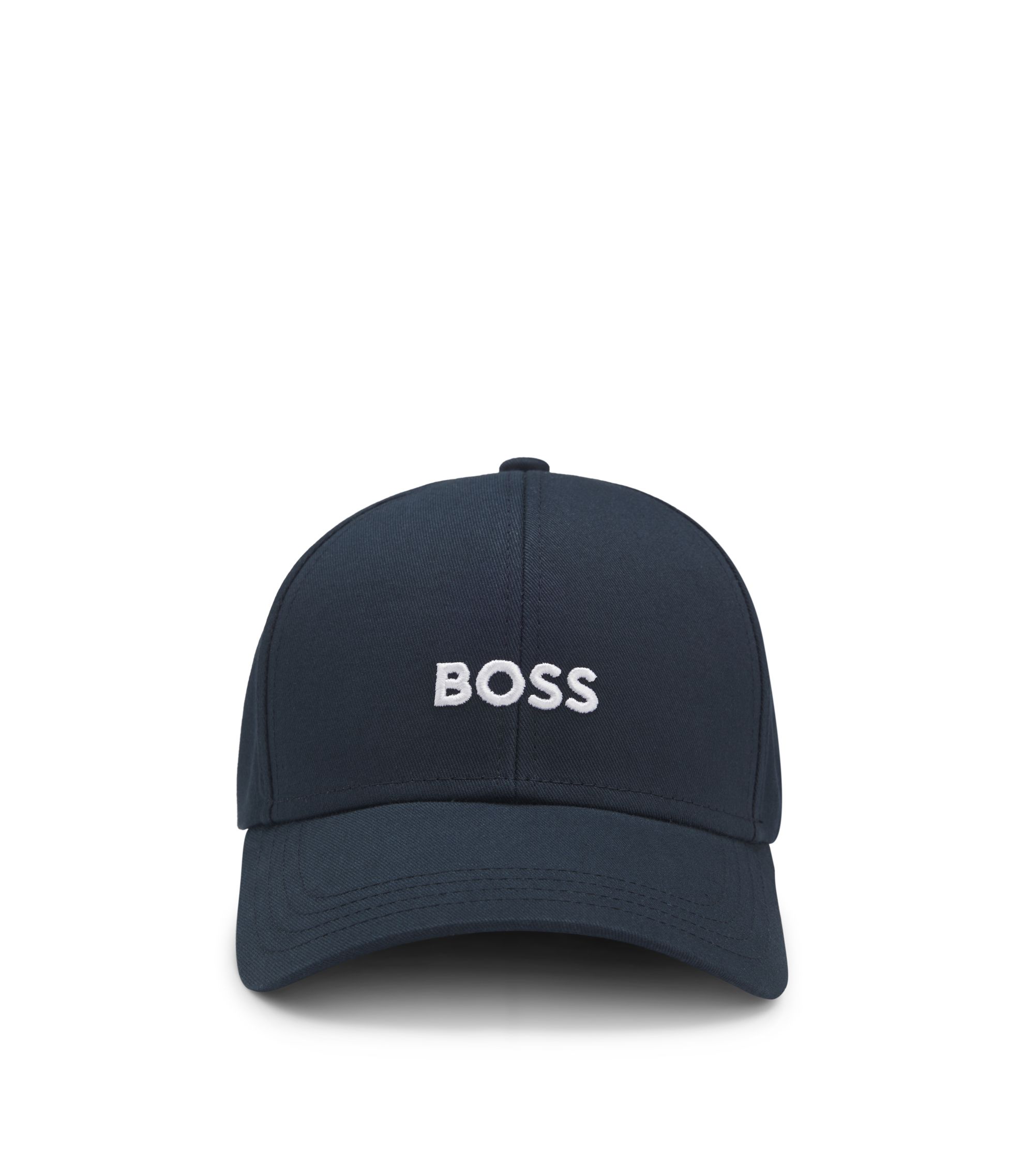 【限定最安値価格】HUGO BOSSコットンツイルキャップ ロゴエンブロイダリー BOSS - コットンツイル キャップ ロゴエンブロイダリー - ダークブルー