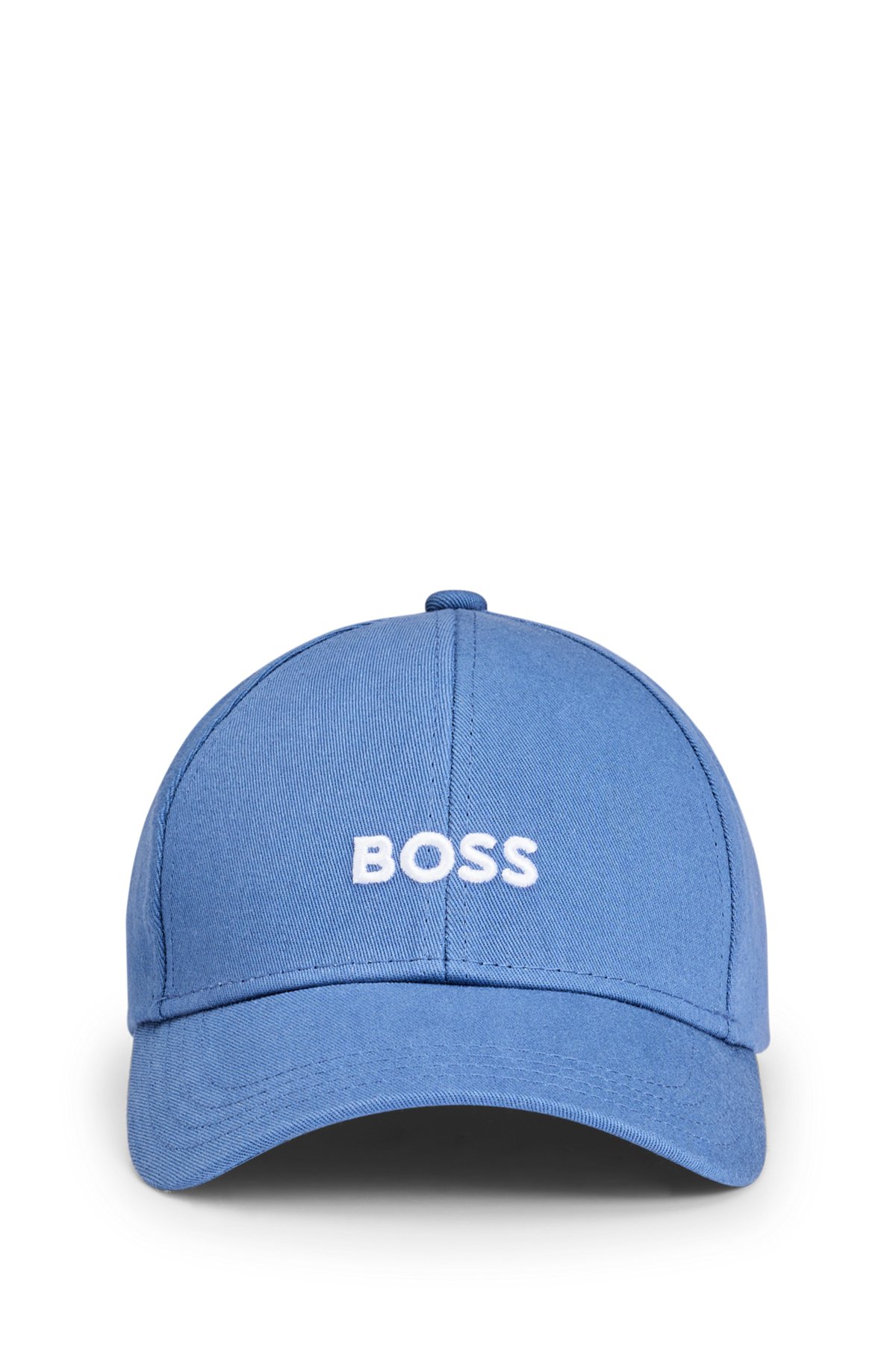 BOSS - Cap aus Baumwoll-Twill mit sechs Bahnen und Logo-Stickerei