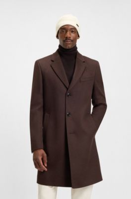 Rib-knit virgin-wool beanie with logo plaque, White