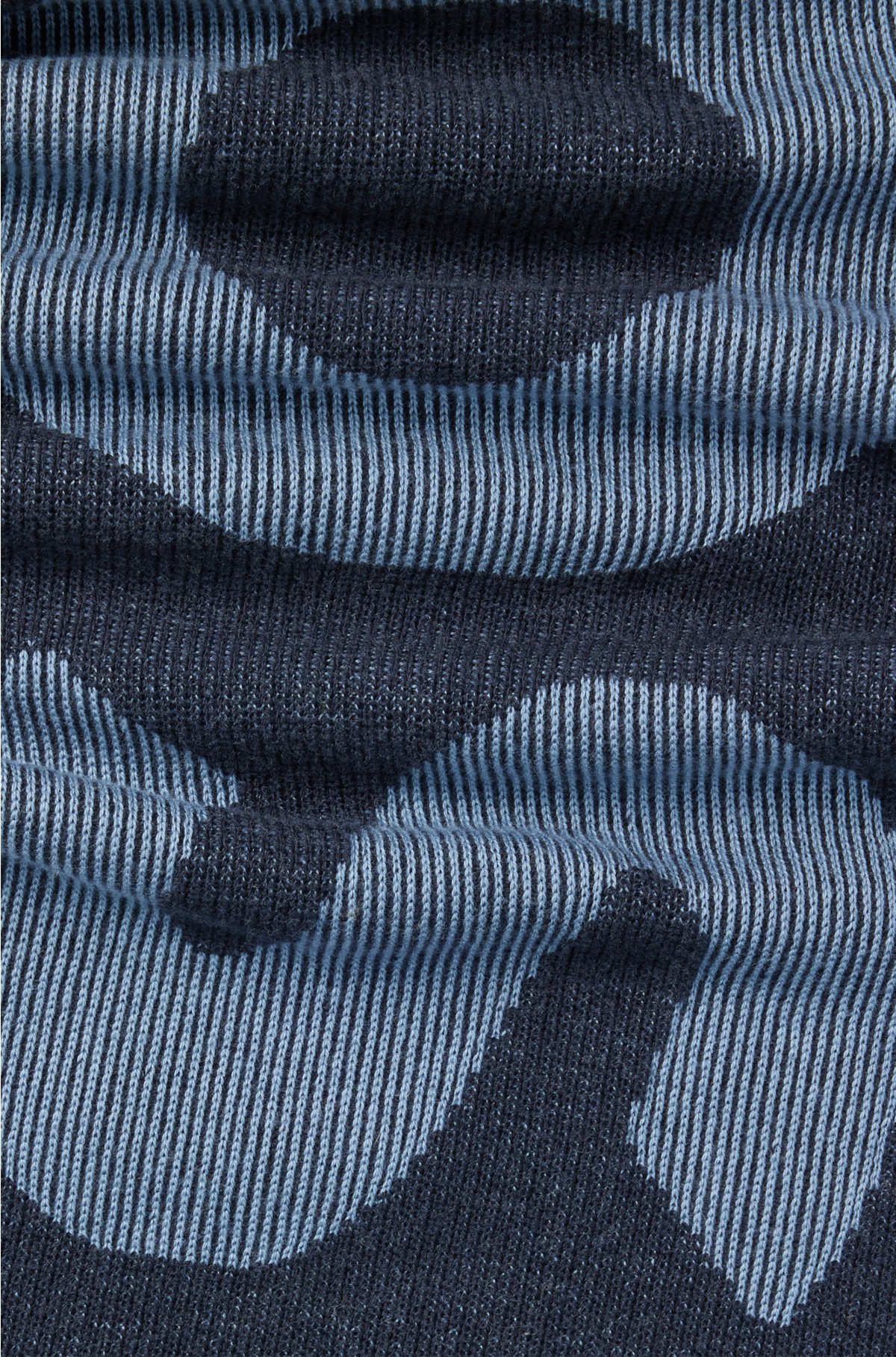 BOSS - in scarf blend cotton-wool Logo-knit a