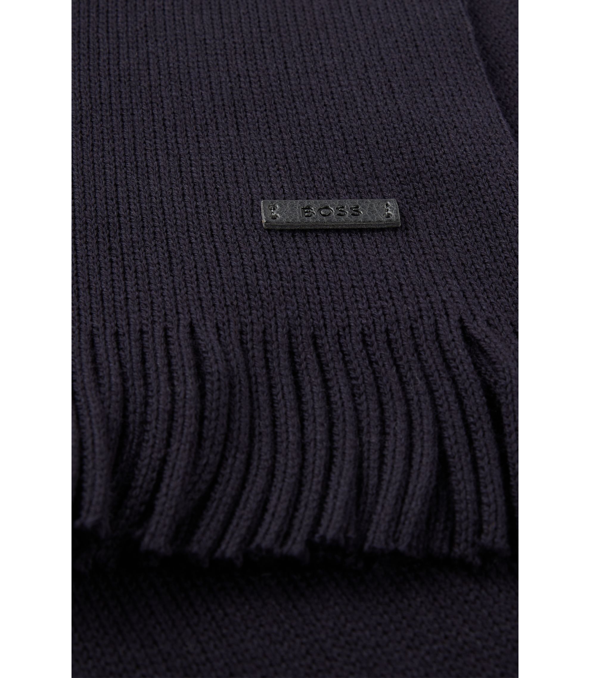 BOSS - ラッセルニット マフラー レスポンシブルバージンウール