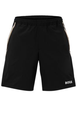BOSS - Water-repellent shorts with integrated leggings