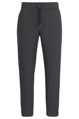 BOSS - Tapered-fit chinos in easy-iron four-way stretch fabric