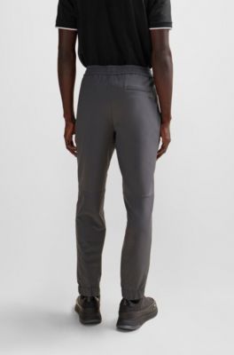 BOSS - Tapered-fit chinos in easy-iron four-way stretch fabric