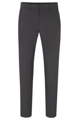 Hugo Boss Slim-fit Chinos In Water-repellent Stretch Fabric