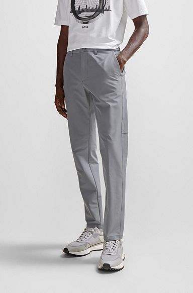 Go grey Mens Zippered Sports Trousers