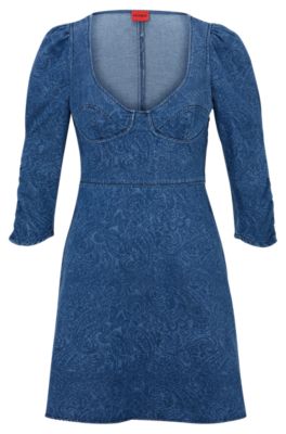 Hugo boss denim clearance dress