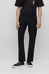 Slim-fit jeans in performance-stretch denim, Black