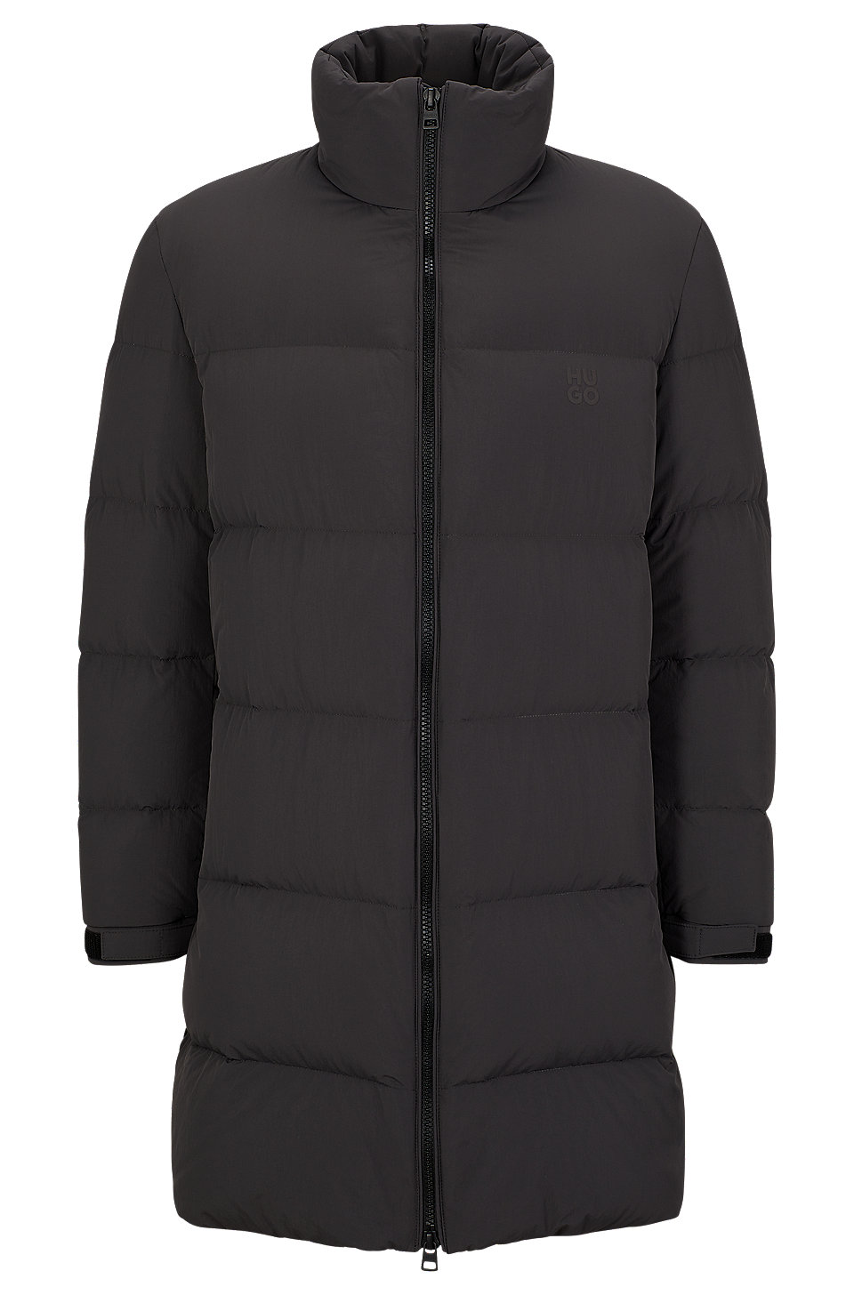 HUGO - Water-repellent puffer coat with stacked logo