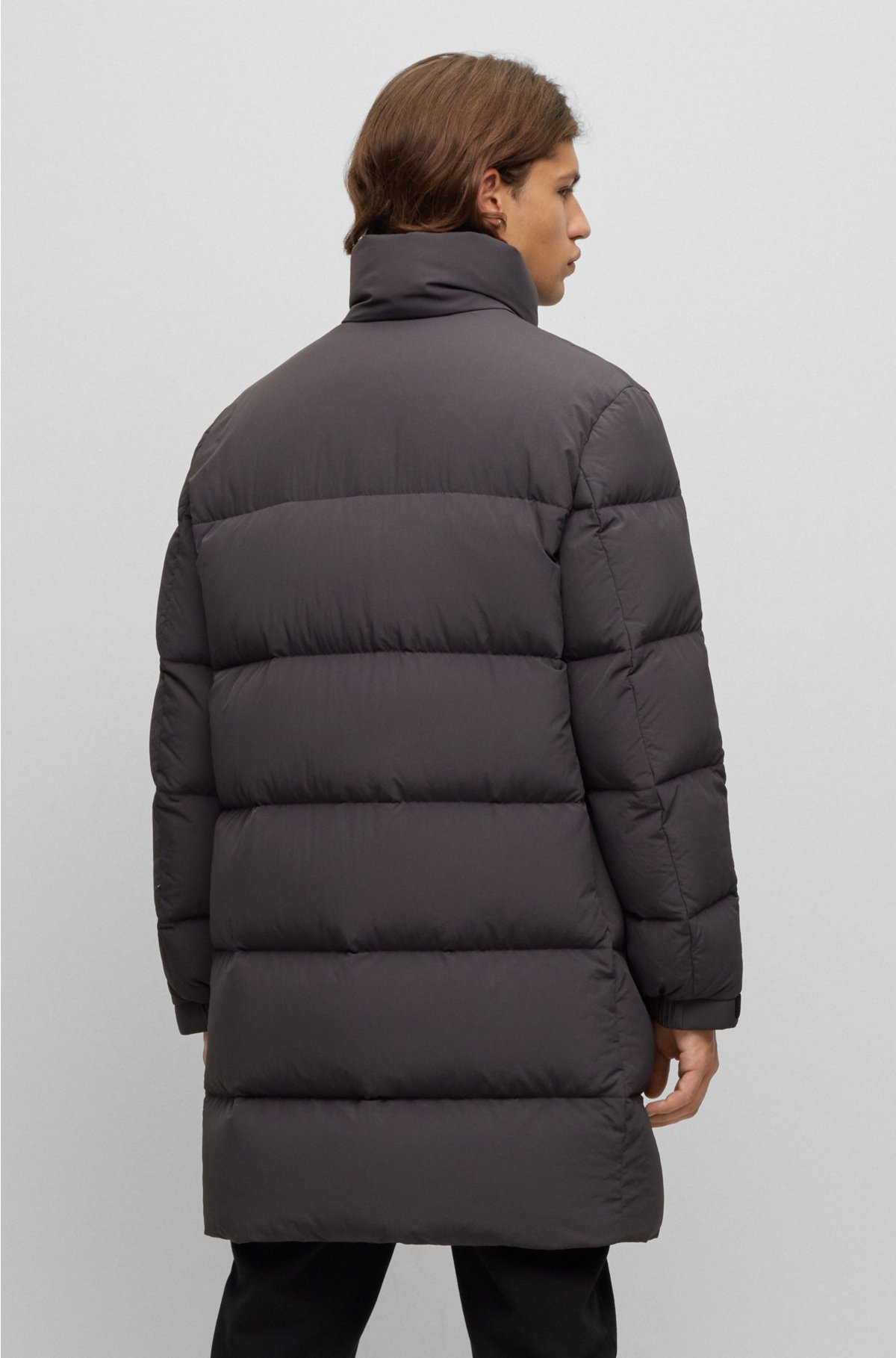  Chaquetas para hombres de invierno casual con cremallera  bolsillo abajo chaqueta más abrigos gruesos tops chaquetas, Negro - : Ropa,  Zapatos y Joyería
