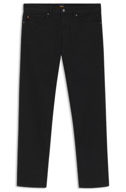 Maine Regular-fit jeans in stay-black comfort-stretch denim