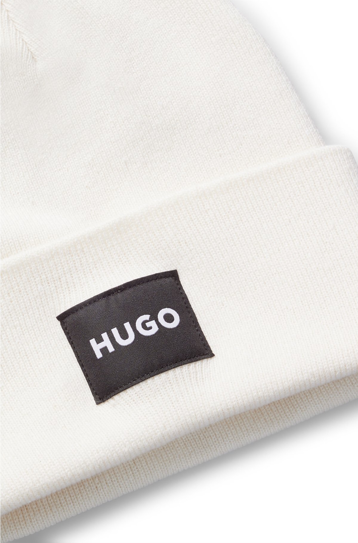 HUGO - mit Logo-Detail Strickmütze