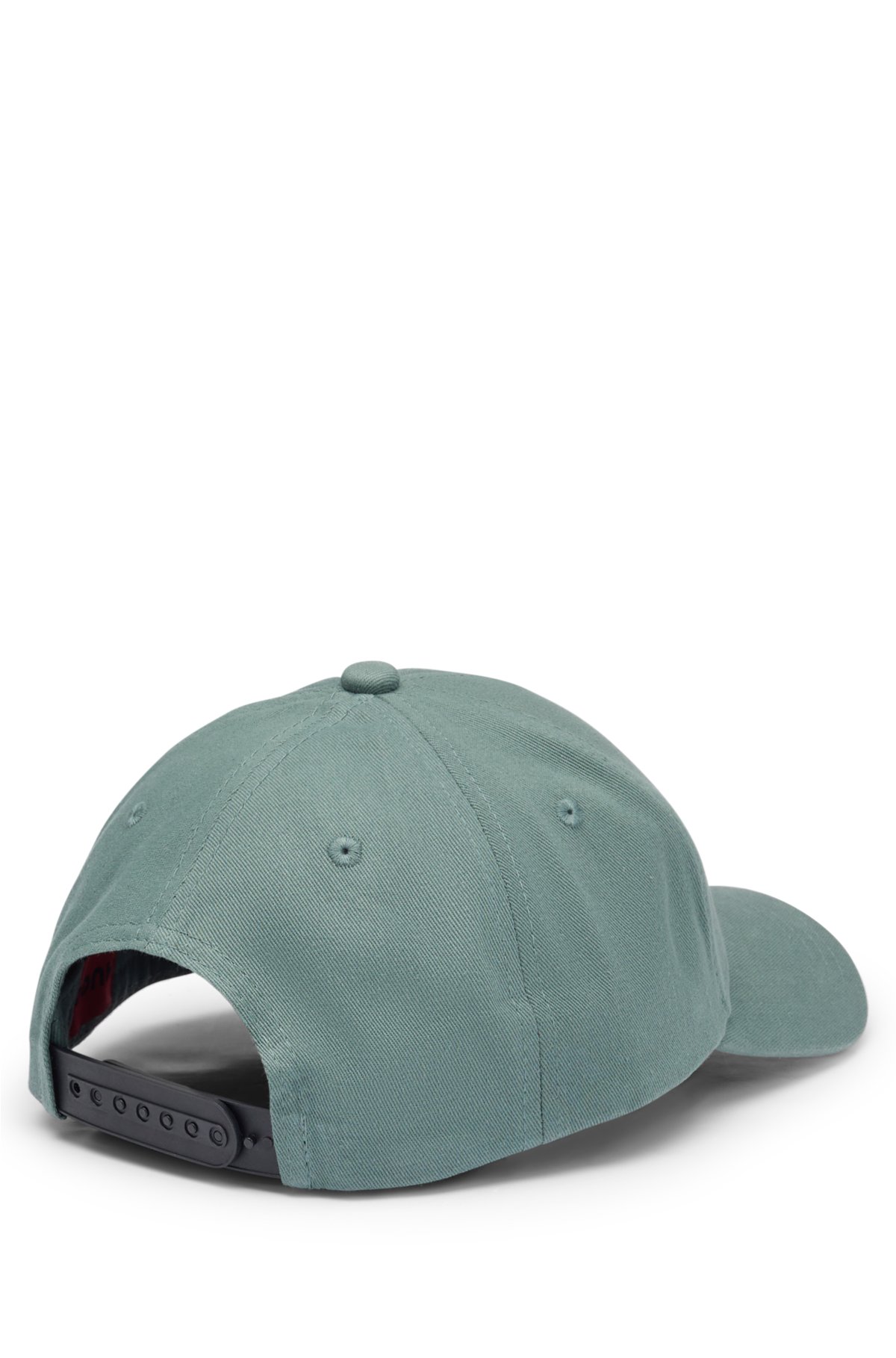 HUGO - Cotton-twill cap embroidered snap and closure logo with