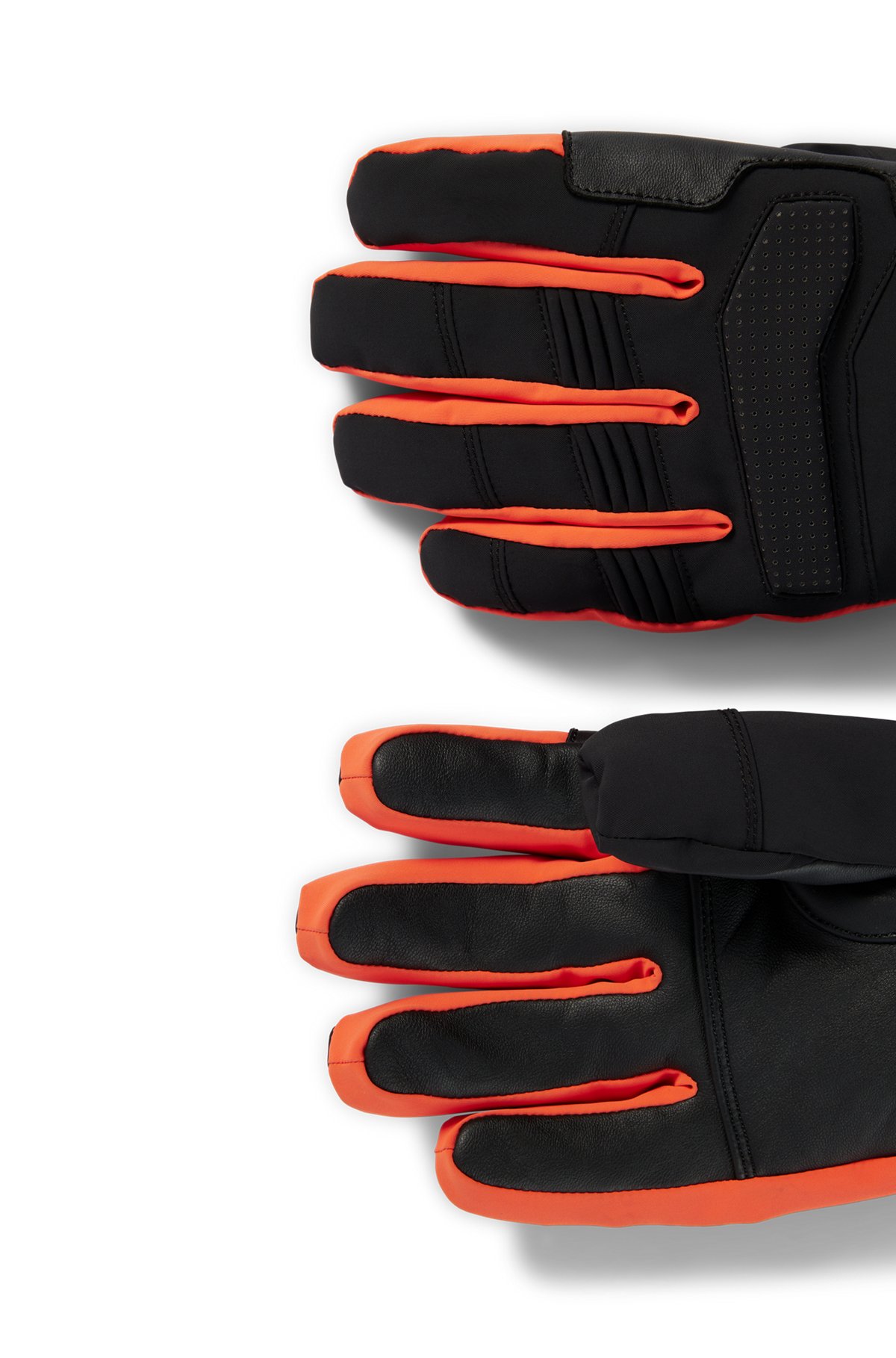 BOSS x Perfect Moment gloves with capsule branding, Black