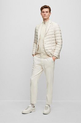 Hugo boss clearance jacket white