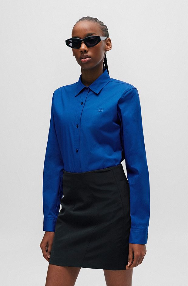 Fashion Blue Blouses for Women by HUGO BOSS | BOSS Women