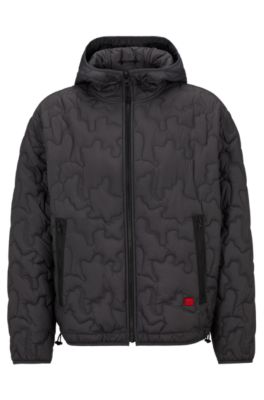 Shop hugo boss camo jacket on Sale HUGO Water repellent regular