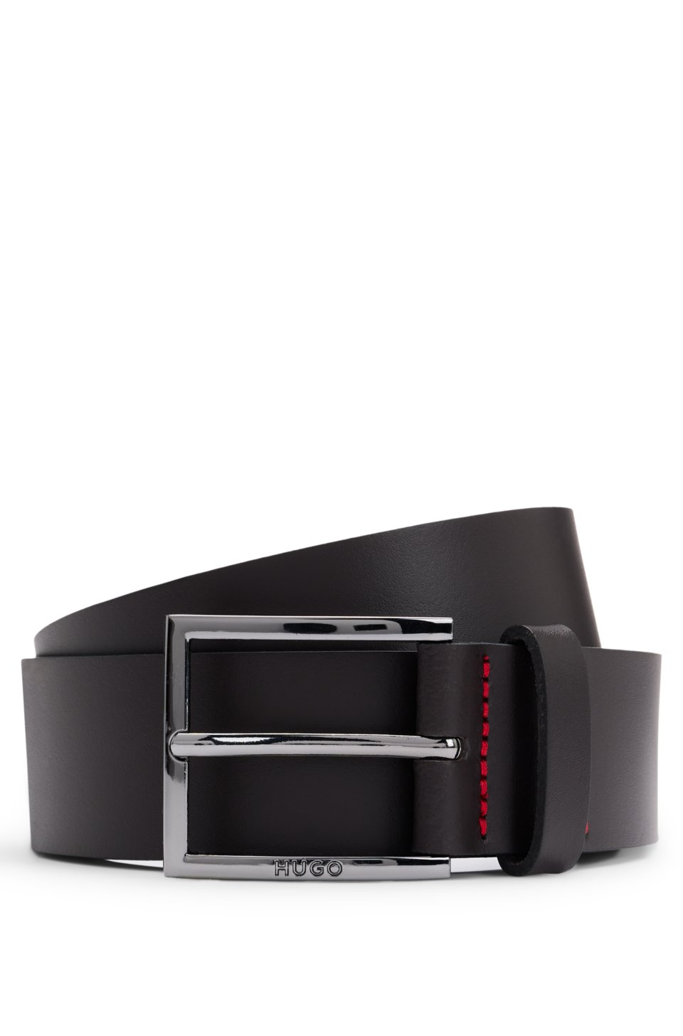 Smooth-leather belt