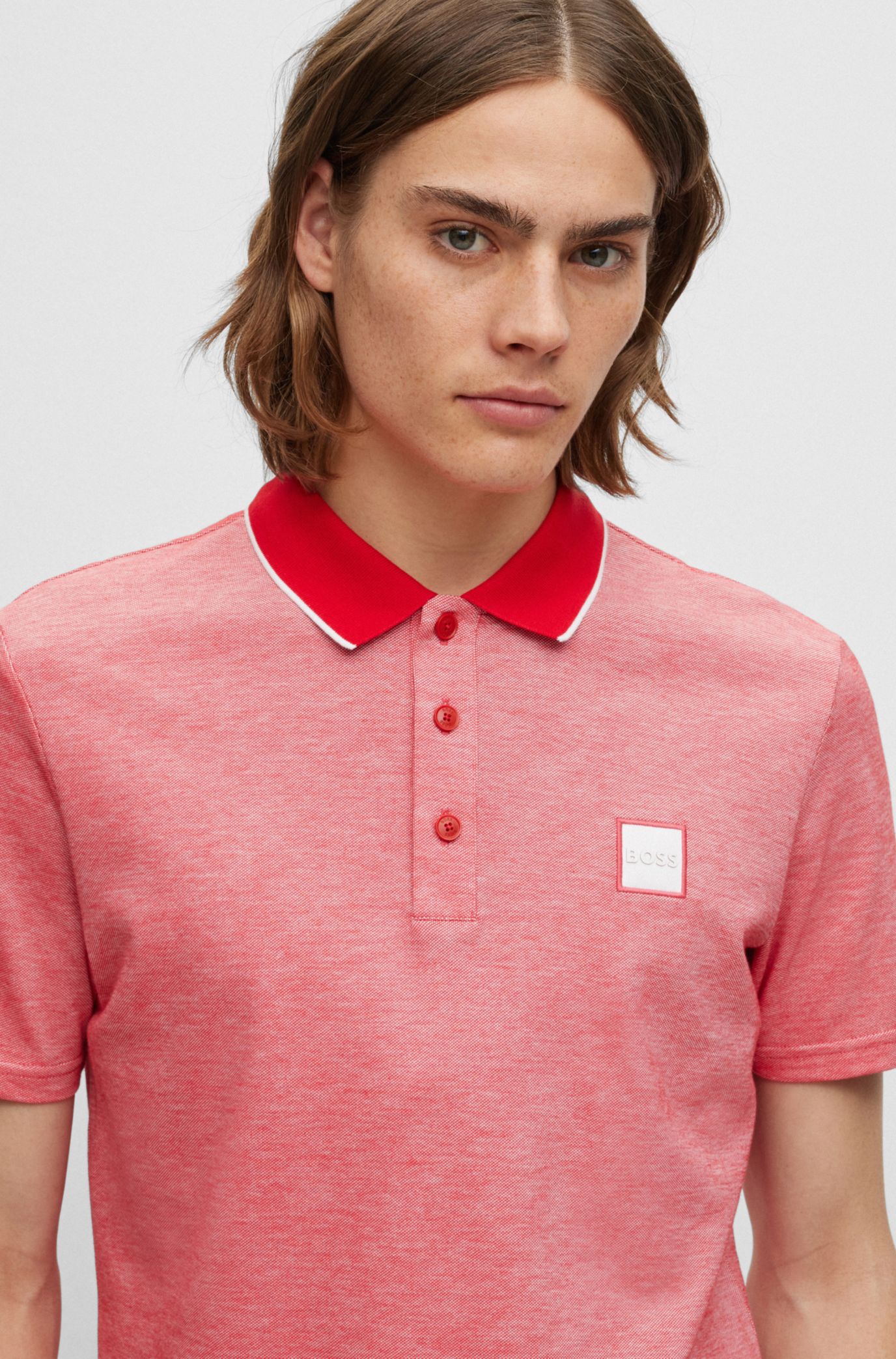 Polo lacoste corail hotsell